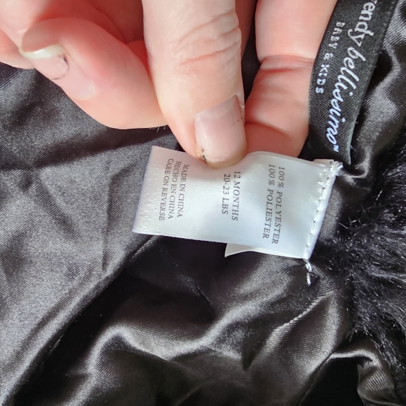 Baby Girl Winter Jacket, Faux Fur baby coat, excellent condition - Picture 4 of 8